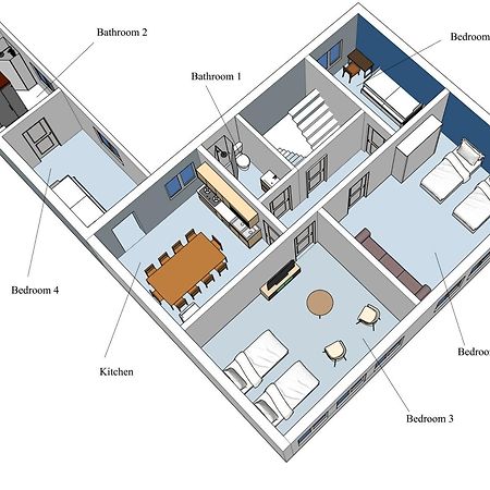 Huge Apartment With Sauna And Free Parking 뒤스부르크 외부 사진