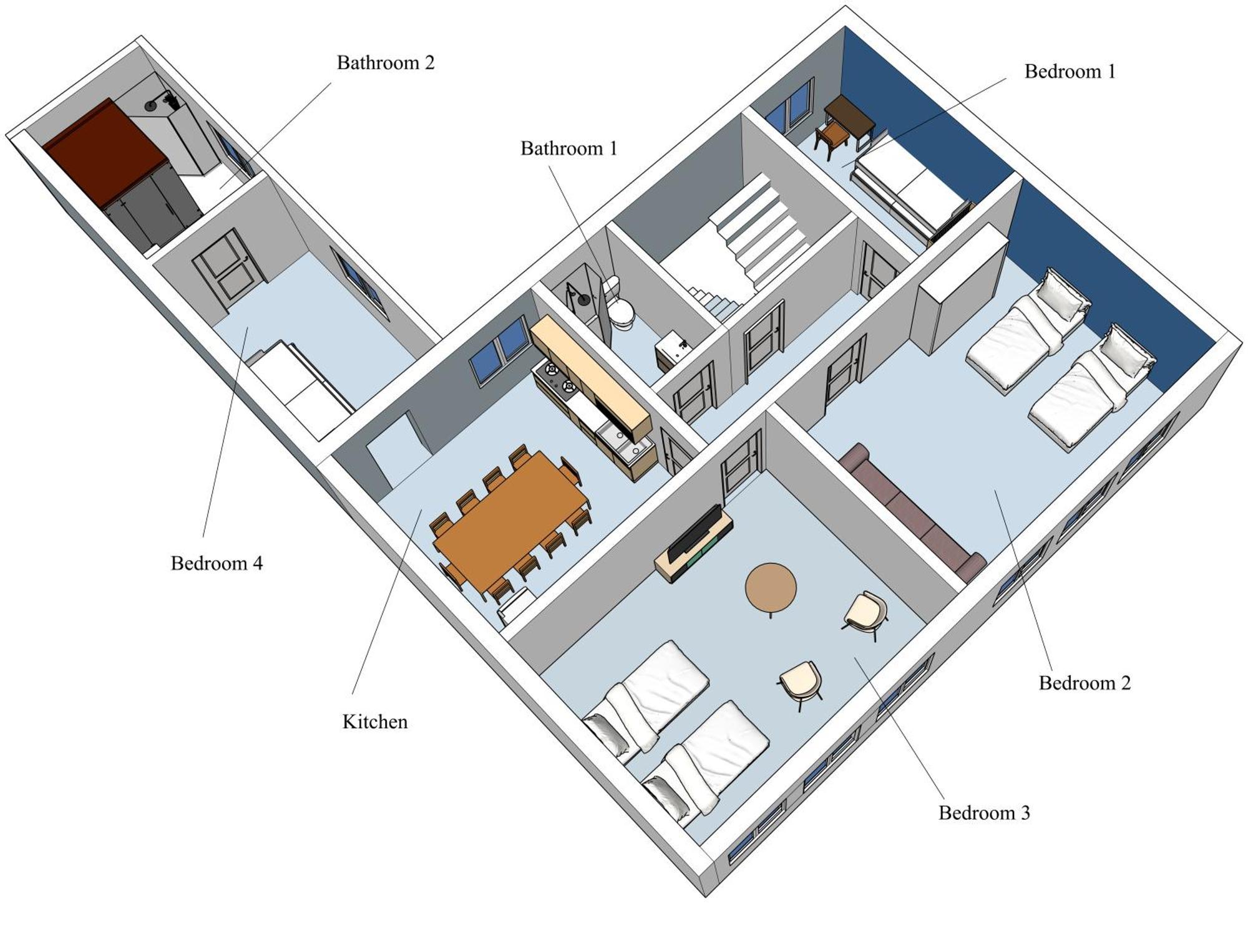 Huge Apartment With Sauna And Free Parking 뒤스부르크 외부 사진